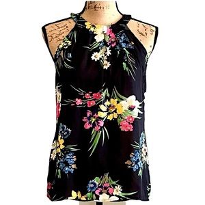 Like New🌼RAFAELLA Sleeveless Floral Blouse Size M